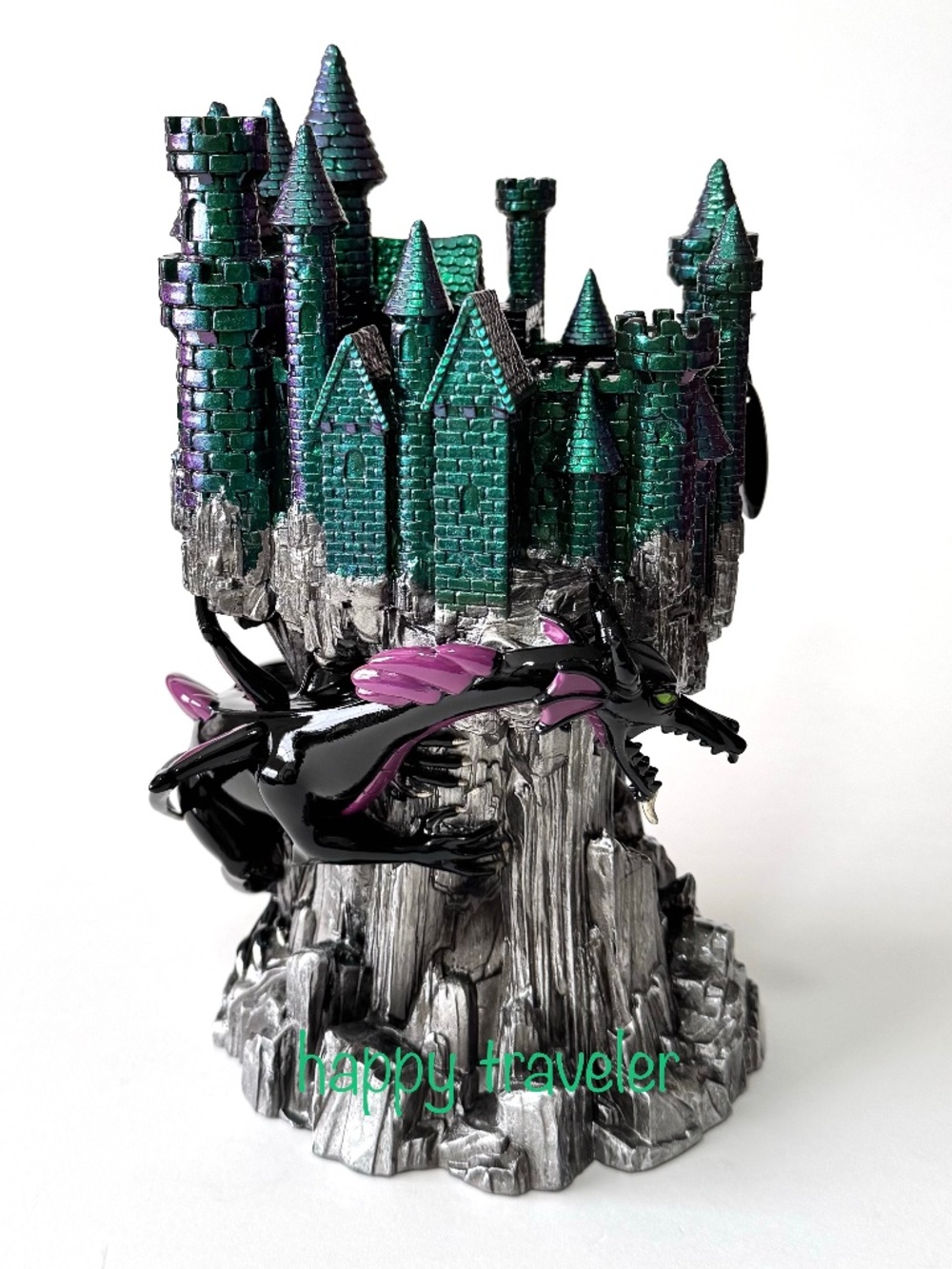 MALEFICENT DRAGON CASTLE 3-Wick Candle Holder